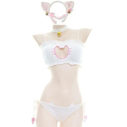 Cosplay Costume Exotic Lingerie Set Women Sexy Outfit Fancy Halter Mesh Bandage Exotic Uniform Japanese Role Play Sex Clothes