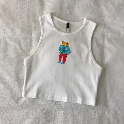 Bad Bunny Women Tank Top Frog Debí Tirar Más Fotos DTMF Should Take More Photos