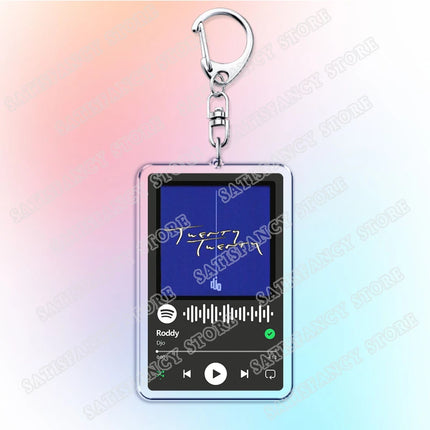 Hot Music Keychains Running Up That Hill (A Deal with God) End of Beginning Kate Bush Djo Song Keying Jewelry Fans Friends Gifts