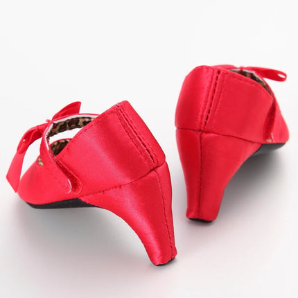 Spring Autumn Girl Baby Children's Shoes with Beautiful Bow Detail High Heels Design for Little Princess Footwear