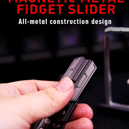Fingertip Fidget Toys Luminous Slider Magnetic Haptic EDC Clicker Metal Hand Spinner ADHD Tool Anxiety Stress Relief Adult Toys