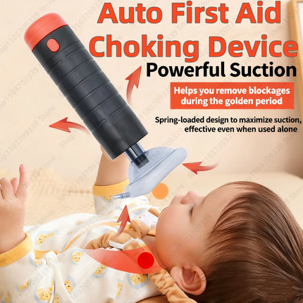 Portable First Aid Kit Auto Heimlich First Aid Choking Rescue Device Home Cpr Choking Emergency Device Adult Children Asphyxia