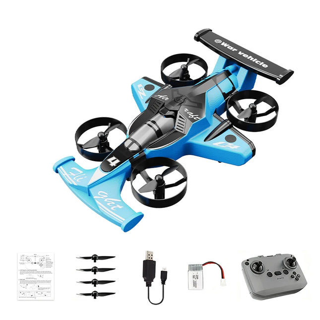 2in1 Mini Drone Air-Ground Flying Car 2.4G Dual Mode Quadcopter Racing Professional RC Car Children Off-Road Toy Kid Adult Gifts