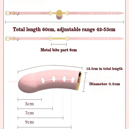 Adjusting Deep Throat Mouth Ball BDSM open Mouth Gag Plug 18 adult games Sex Toys For couple Flirting Sex Tools Dildo Mouth Gag