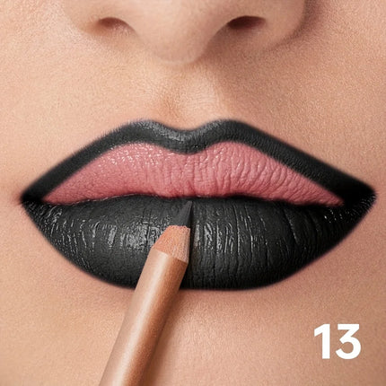 Long Lasting Matte Nude Lip Liner Pencil Smooth Creamy Waterproof Lip Liner for Precise Lip Outline