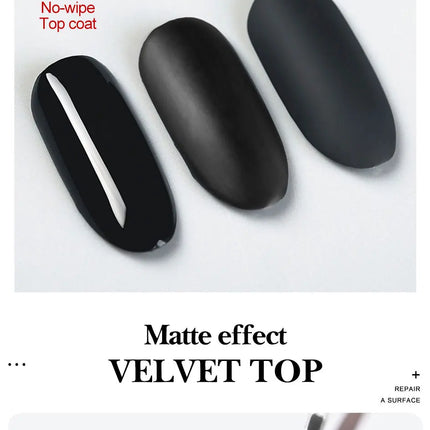 10ML Matte Top Coat Gel Polish Matte Function Gel Semi-Permanent Sealer Varnish Soak Off UV LED Nail Art Functional Gel Supplies