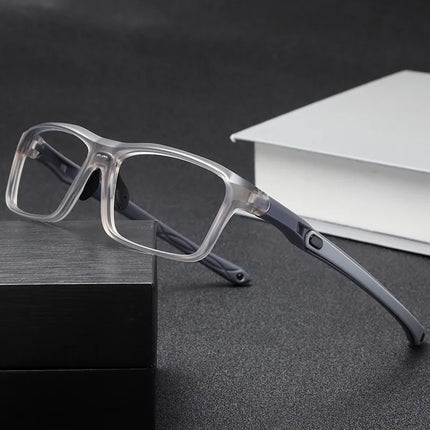 Ultralight TR90 Sports Glasses Frame Men 0 Diopters Blue Light Blocking Radiation Protection Spectacles Women Anti-slip Eyewear