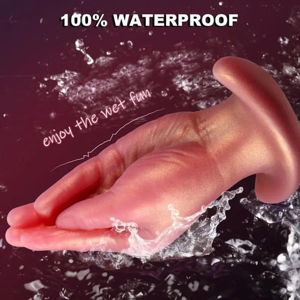 Realistic Hand Silicone Anal Plug Dildo With T-base Wearable Prostate Anal Trainer Sex Toys For Men Women Gay Penetration Anal