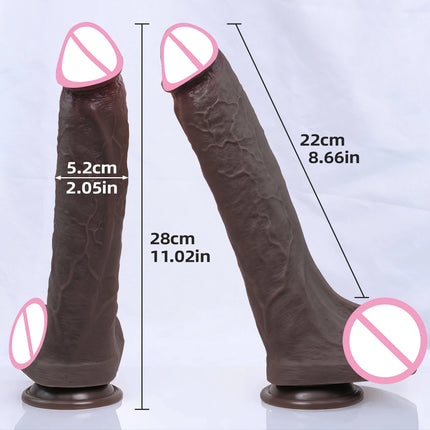 Huge Black Dildos Adult Sex Toys for Women Realistic Dildo Double Layered Liquid Silicone Thick Penis Woman Masturbation Penis