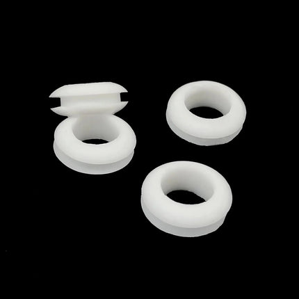 25pc ID 8/10/12mm Wire Cable Protect Rubber O Ring Oil Sealing Grommet Gasket Hole Shim Washer Black White Two-sided Double Face