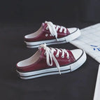 40 / Wine Red [half slippers]]