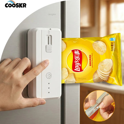 Plastic Bags Sealer Portable Mini Bag Heat Sealer Rechargeable Handheld Food Packaging Sealing Machine Thermal Bags Sealer