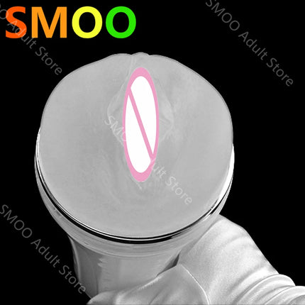 Flesh the LIght Realistic Pussy Male Masturbator Sex Toy For Men Lifelike Artificial Silicone Vagina Man‘s Masturbation Cup
