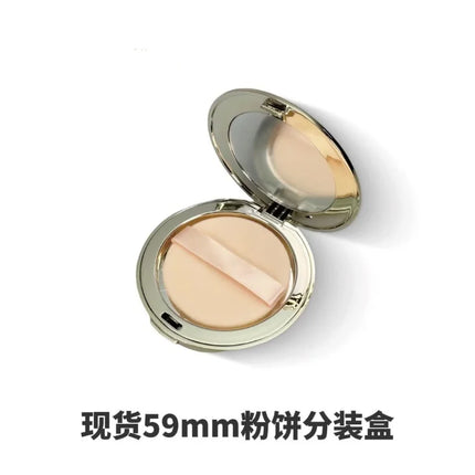 10/30pcs 8g Golden Circular Portable Thin Powder Compact Box Foundation /Blush High Glossy Contouring DIY Empty Box Eyelash Box