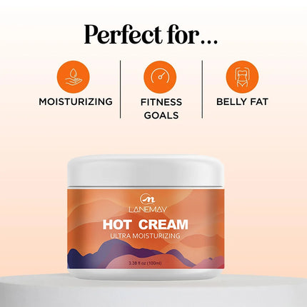 Hot Firming Lotion Sweat Enhancer - Skin Tightening Cream for Stomach Fat and Cellulite - Sweat Cream for Pre and Post Workout