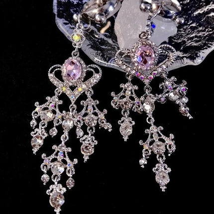 Handmade Broken Diamond Heart Breast Clip Stimulating Punishment Nipple Mimi Clip SM Tool for Men and Women Flirting Sex Product