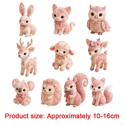 Floral Fabrics Animal Patchwork Set Material Pack Hanging Kit DIY Sewing Kit Creative Design Home Decoration Handmade Decor Kit
