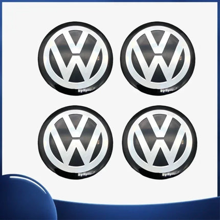 4pcs 56mm Car Wheel Center Sticker for Volkswagen VW GTI ABT Golf 5 6 Polo Passat Tiguan CC Beetle Touran Scirocco Sharan SR32