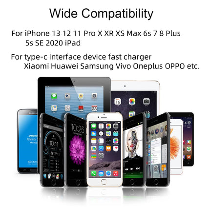 66W 6A Fast Charger Type C Cable USB C 1m 2m 3m Nylon Cable For iPhone 13 12 Xiaomi Huawei Samsung iPad For iphone charger Cable