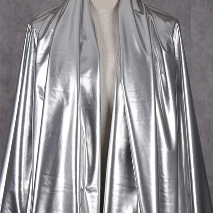 Lockable Cosplay Two Side Zip Long Sleeve Bodysuit Turtleneck Wetlook PVC Leather Bondage Bag Sleeping Body Suit Party Costume