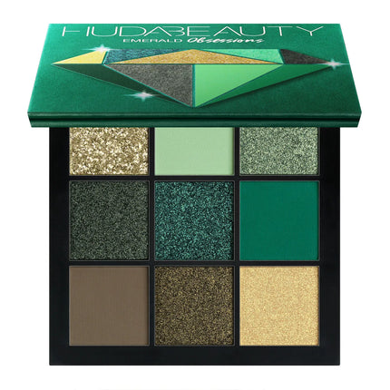 Huda Beauty 9 Color Palette Diamond Amethyst Ruby Red Gold Eye Shadow Pallete Matte Shimmer Eyeshadow Palette Glitter Makeup