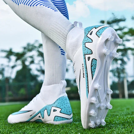 Original Men Football Field Boots Professional Society Indoor Boys Soccer Shoes Match Training Resistant Kids Football Shoes
