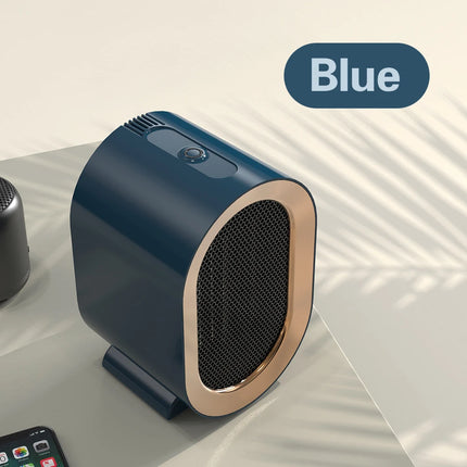 2025 New1200W Portable Electric Heater Mini Desktop Fan Heater Smart Warm Air Machine Home Bedroom Office Winter Heater