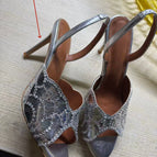 Silver sandals8cm / 36