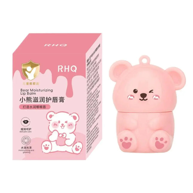 Long-Lasting Nourishing Lip Balm, Cute Bear Fruit Moisturizing Lip Balm, Prevent Dryness & Hydrating Winter Care Lip Balm, Lip Care