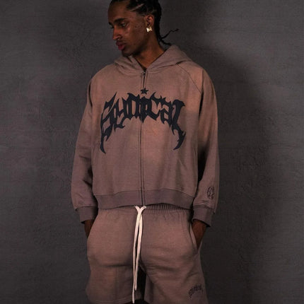 Y2K Unisex Hoodies Women Autumn Winter Harajuku Zip Up Hooded Sweatshirt Men Gothic Hip Hop Oversized Jackets Streetwear