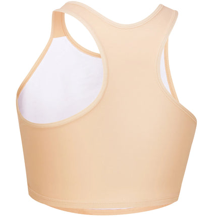 XUJI Transgender FTM Breathable Half Chest Binder Tank Top