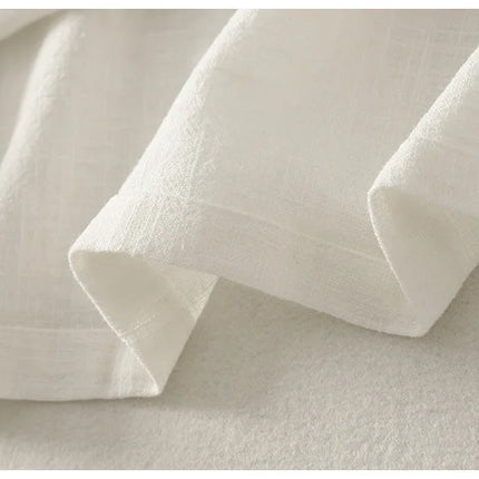 Loose Fit Long Sleeve Shirt New Autumn 2025 Chinese Style Button Zen Study Robe Tea Ceremony Side Buttoned Cotton Linen Shirt