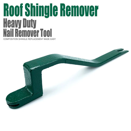 Green Roof Shingle Remover Heavy Duty Nail Remover Tool DIY Snake Shape Portable Roofing Installation and Removal Tool