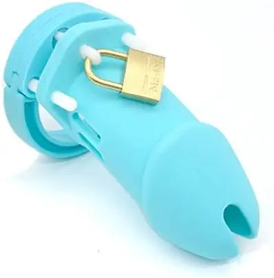 Plastic Urethra Chastity Lock with 5 Snap Ring Penis Bondage Adult Men's Chastity Cage Cock Restriction BDSM Abstainer Sextoys