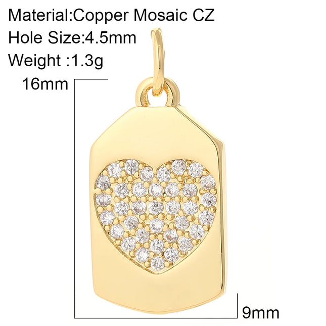 Heart Eye Star Charms for Jewelry Making Supplies Gold Color Angel Evil Blue Eye Pendant Design Diy Charms for Earrings Necklace