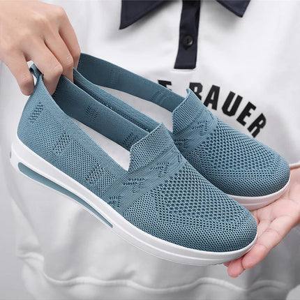 Spring New Women's Sports Shoes, Fashionable, Breathable, Lightweight, Non-slip, Wear-resistant, Casual Sports Shoes, Flat Shoes