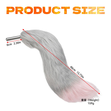 FAAK Wireless Control Vibrating Silicone Strapon Butt Plug Size S M L XL XXL Fantasy Large Anal Plug Large Tail Wearable Sex Toy