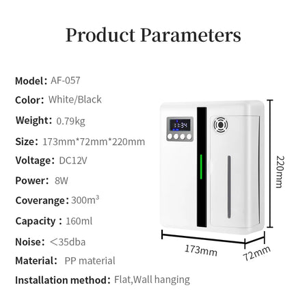 NAMSTE Home Electric Aroma Diffuser 300m³ Combination 100ML Essential Oils Household Air Freshener Smart Atomizer Aroma Device