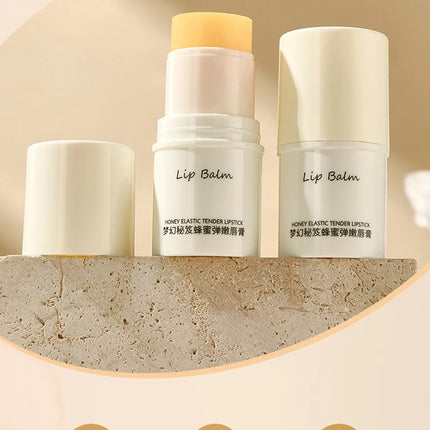 Anti Dry Moisturizing Lip Balm Long Lasting Nourishing Jelly Base Clear Lipstick Women Winter Lip Care Smoothens LipLines Makeup