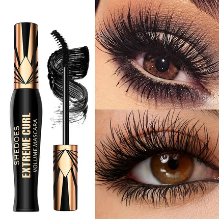 Extreme Curl Mascara - Waterproof Smudge-Proof Long-Lasting Thick Lashes