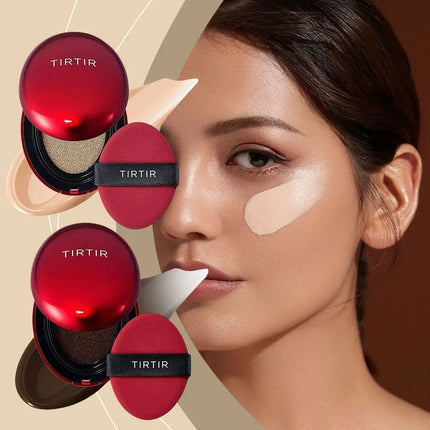 TIRTIR Air Cushion Foundation Concealer 21N 23N Cushion Foundation Moisturizing Set Makeup Spray Korean Original Beauty Makeup