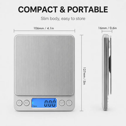 Kitchen Food Scale 3kg LCD / Balance Cuisine Alimentaire 3kg