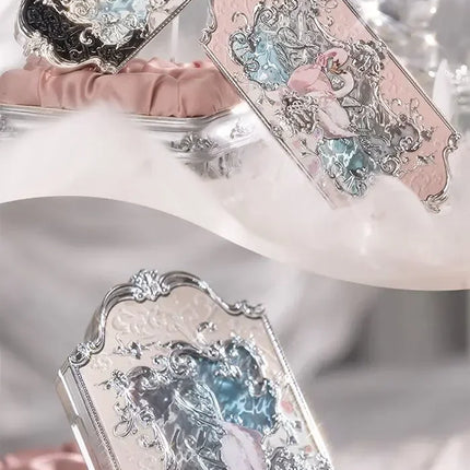 Flower Knows Swan Ballet Series Makeup 6 Color Eyeshadow Palette Matte Pearl Face Palette Glitter Palette Cosmetics