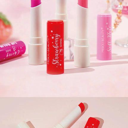 3-Color Tinted Lip Glaze Jelly Mirror Lipstick - Long-Lasting Moisturizing Waterproof Non-Stick Lip Balm Fade Lip Lines Makeup