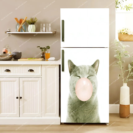 Coke Vending Machine Mural Refrigerator Door Art Mural Sticker Peel and Stick Phone Booth Coffee Wallpaper Fridge Door Decals