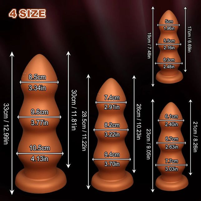 Big huge anal beads, soft smooth anal dildo penetration, anal toys, prostate massage silicone dilator, super large butt plug ball