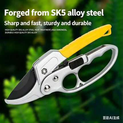 Professional Alloy Steel Pruning Shears for Garden Flower Tree Thick Branch Cutting
