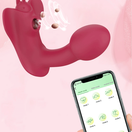 Wearable Sucking Panty Vibrator Butterfly Vibrators Dildo Adult Sex Toys For Women APP Vibrating Egg Vaginal Clitoris Stimulator