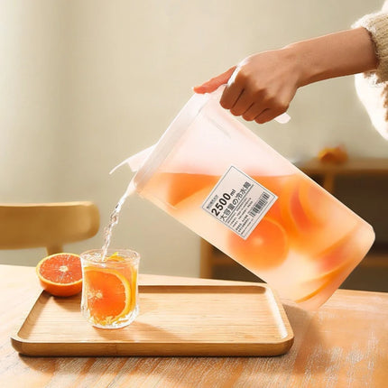 1PC 1800ml/2500ml Large Capacity Cold Water Pitcher Heat Resistant Beverage Jug Refrigerator Water Container For Home Summer Use