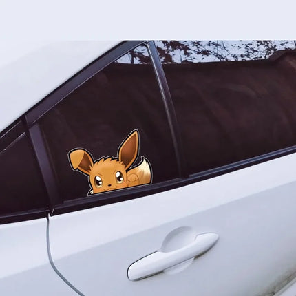 20styles Pokemon Car Stickers Anime Figure Pikachu Gengar Eevee Charmander Cute Cartoon Doll Creative Sticker Birthday Gifts